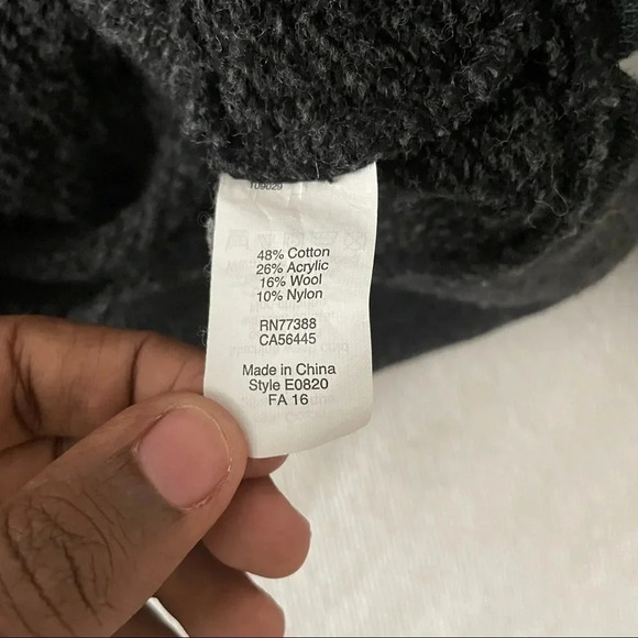 J. Crew Factory Funnel Neck Pullover Sweatshirt J - Picture 5 of 6